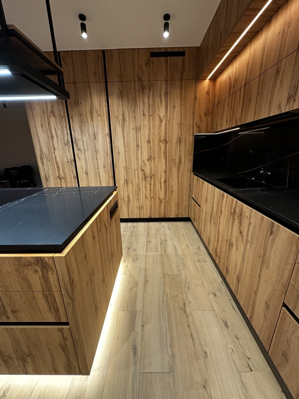 Sharp White Kitchen