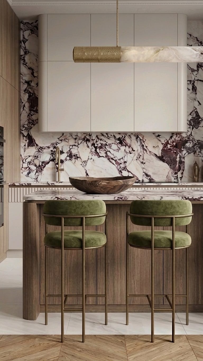 Modern Medium Gray Kitchen